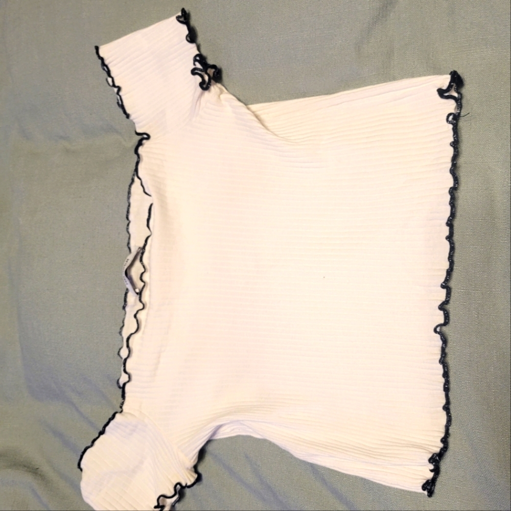 Zara White crop top